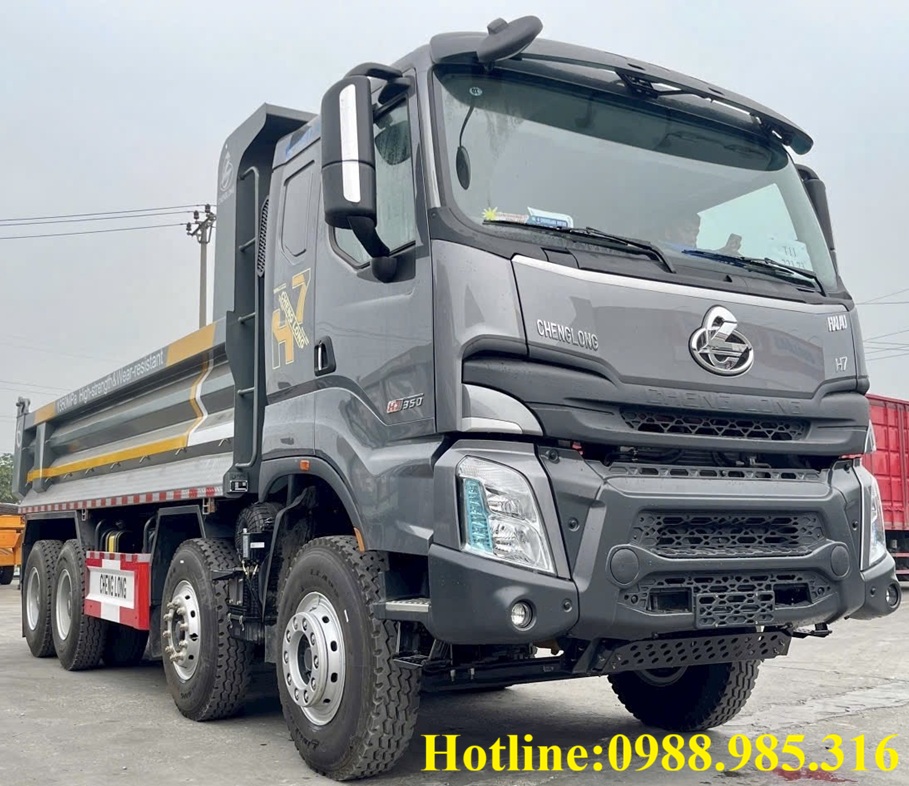 Xe ben 4 chân chenglong máy 350hp